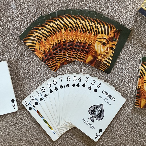 Vintage Congress Playing Cards featuring King Tut - Picture 8 of 9